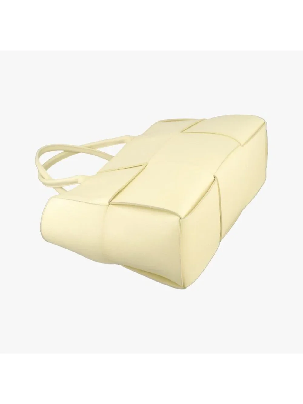 Bottega Veneta Small Therco Tote Yellow Lambskin